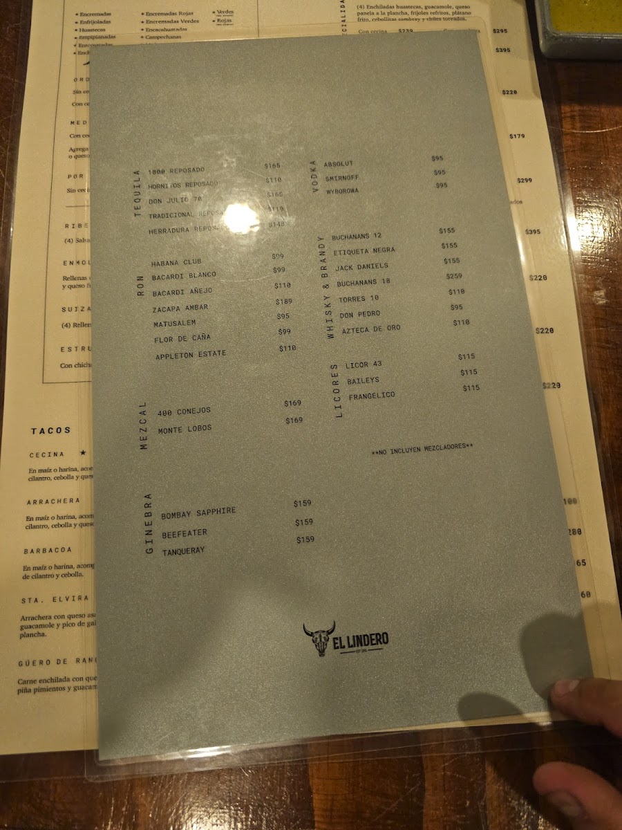 El Lindero Madero Centro Menu - Image 2