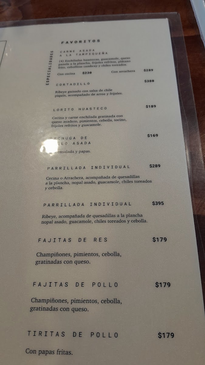 El Lindero Madero Centro Menu - Image 5