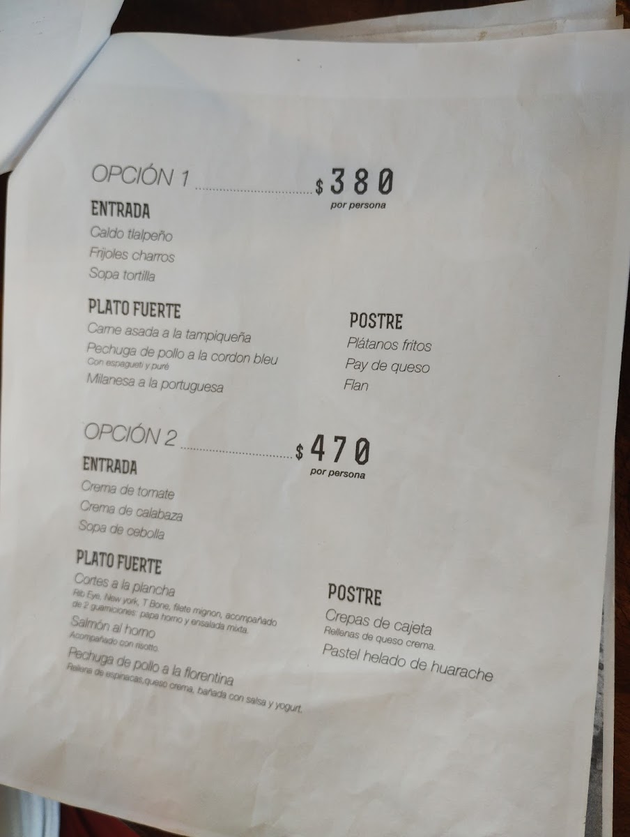 El Lindero Madero Centro Menu - Image 6